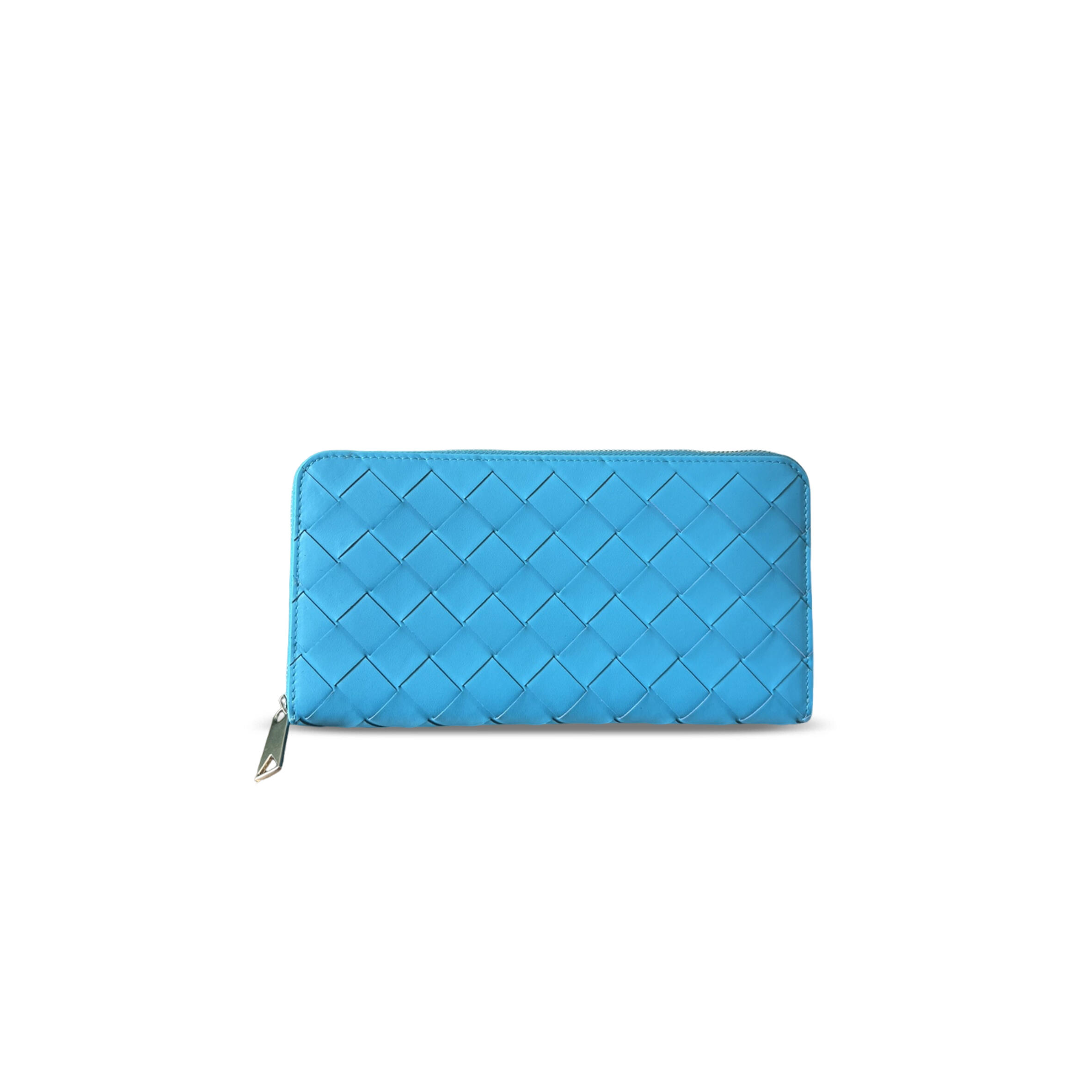 BOTTEGA VENETA INTRECCIATO ZIP-AROUND WALLET POOL 593217 (19*10*2cm)